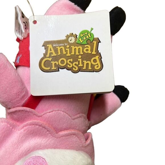 Nintendo Kid's Pink Animal Crossing Alpaca Lisa Reese Japan Toy Doll 10" NWT - Picture 6 of 9